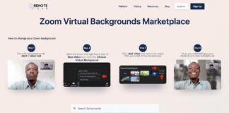 RemoteTeam'den Zoom Arka Planları İçin Pazar Yeri: Zoom Virtual Backgrounds Marketplace
