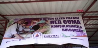 ANTALYA Muratpaşa'da 'üreten eller pazarı' açıldı