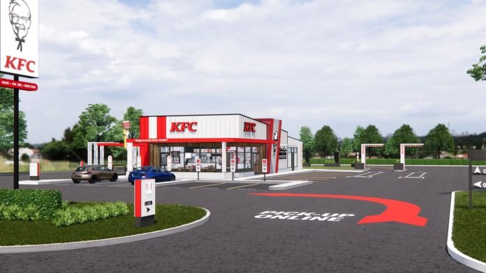 KFC, Salgına Uygun Yeni Restoranlarını Tanıttı