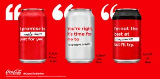 Coca-Cola Kutularında Pozitif Değişim Hareketi