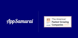 Yerli girişim App Samurai, Financial Times’a göre ABD’nin en hızlı büyüyen 500 şirketinden 24. oldu
